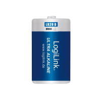 Produktbild för LogiLink Mono batteri - 2 x D - alkaliskt