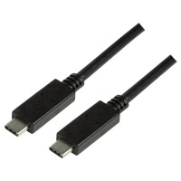 Produktbild för LogiLink - USB typ C-kabel - USB-C till USB-C - 50 cm