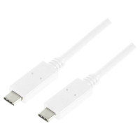 Produktbild för LogiLink - USB typ C-kabel - USB-C till USB-C - 50 cm