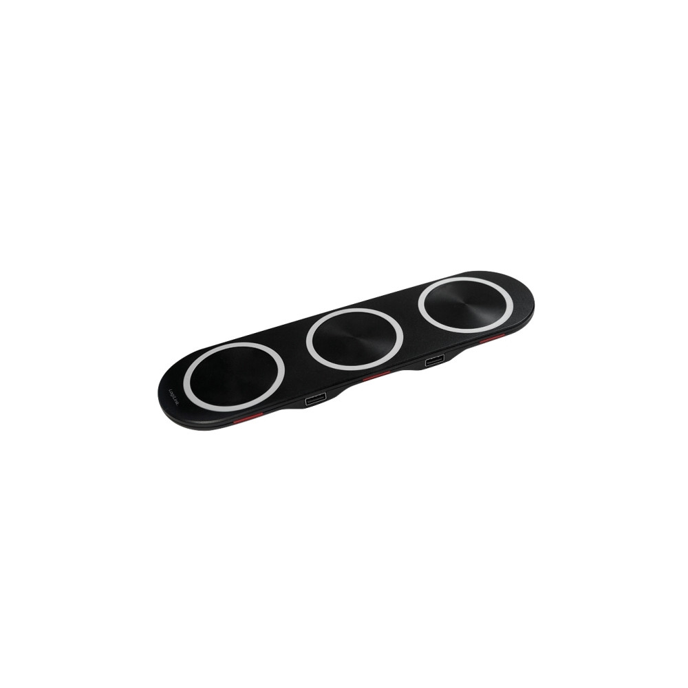 Produktbild för LogiLink trådlös laddningsmatta/nätadapter - USB