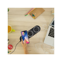 Produktbild för LogiLink trådlös laddningsmatta/nätadapter - USB