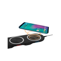 Produktbild för LogiLink trådlös laddningsmatta/nätadapter - USB