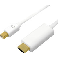 Produktbild för LogiLink adapterkabel - DisplayPort / HDMI - 5 m