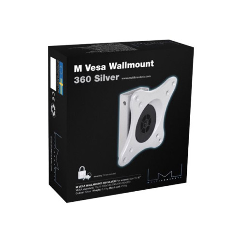 MULTIBRACKETS Multibrackets M VESA Wallmount 360 monteringssats - för LCD-TV - silver