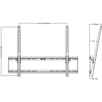 Produktbild för Multibrackets M Universal Tilt Wallmount Large monteringssats - svart