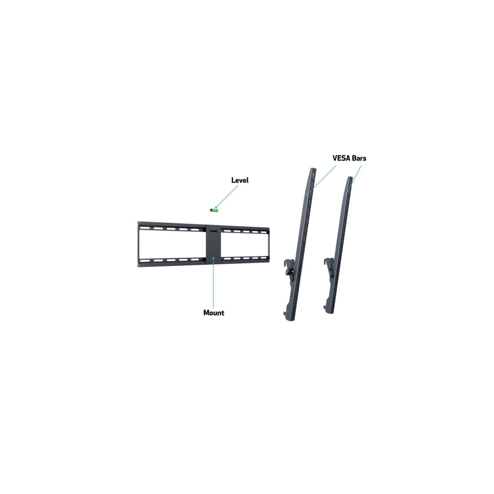Produktbild för Multibrackets M Universal Tilt Wallmount Large monteringssats - svart