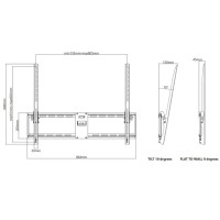 Produktbild för Multibrackets M Universal Tilt Wallmount Large monteringssats - svart