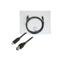 Produktbild för LogiLink - USB typ C-kabel - USB Type B till USB-C - 2 m