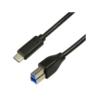 Produktbild för LogiLink - USB typ C-kabel - USB Type B till USB-C - 2 m