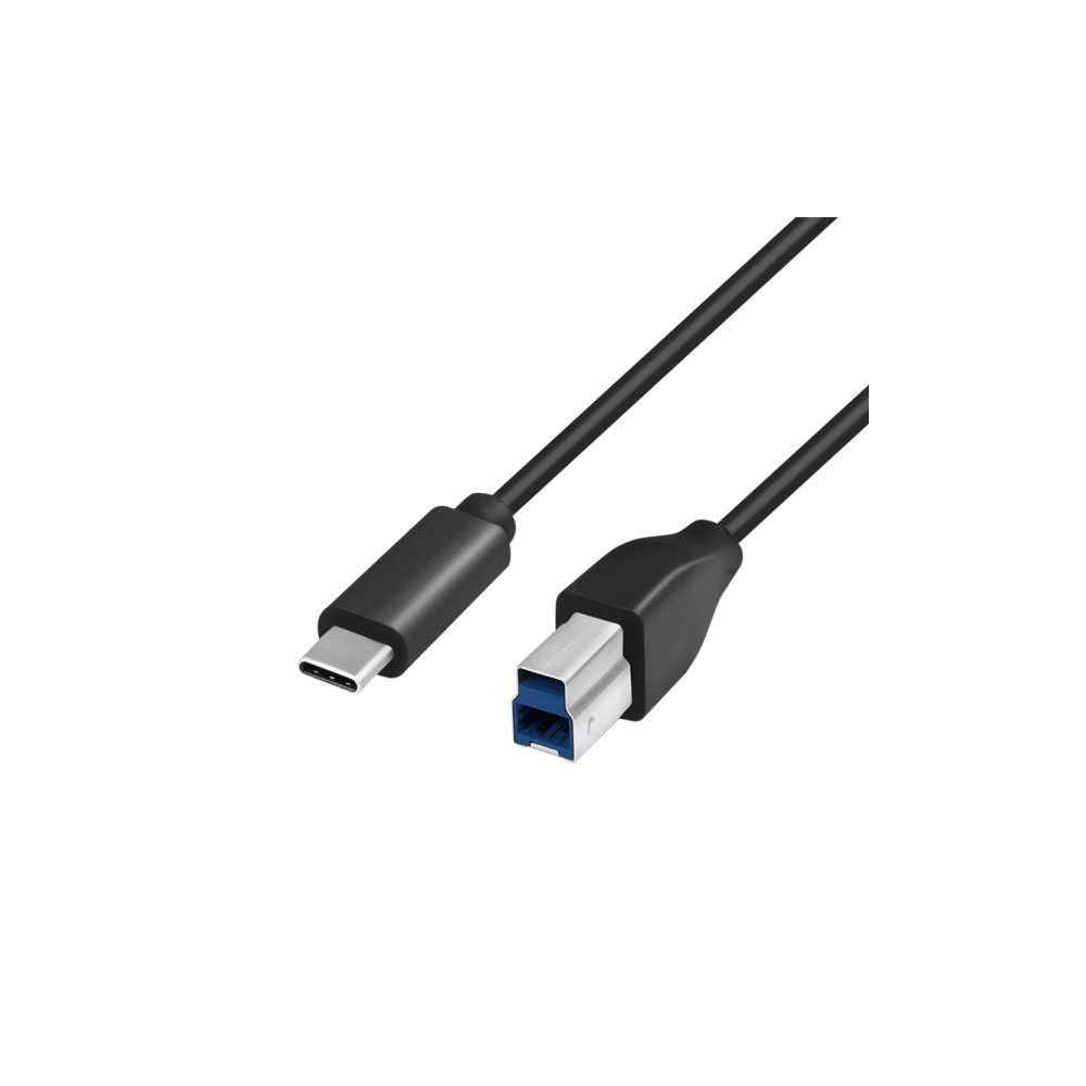 Produktbild för LogiLink - USB typ C-kabel - USB Type B till USB-C - 2 m