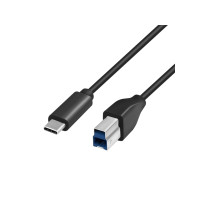 Produktbild för LogiLink - USB typ C-kabel - USB Type B till USB-C - 2 m