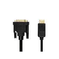 Produktbild för LogiLink - videoadapterkabel - DisplayPort till DVI-D - 5 m
