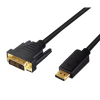 Produktbild för LogiLink - videoadapterkabel - DisplayPort till DVI-D - 5 m
