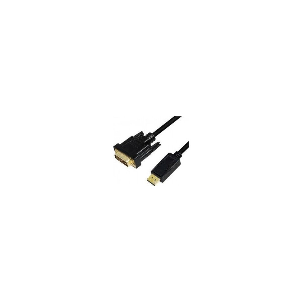Produktbild för LogiLink - videoadapterkabel - DisplayPort till DVI-D - 5 m