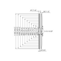 Produktbild för Vogel's Connect-It PFS 3311 monteringskomponent - för LCD-display - svart