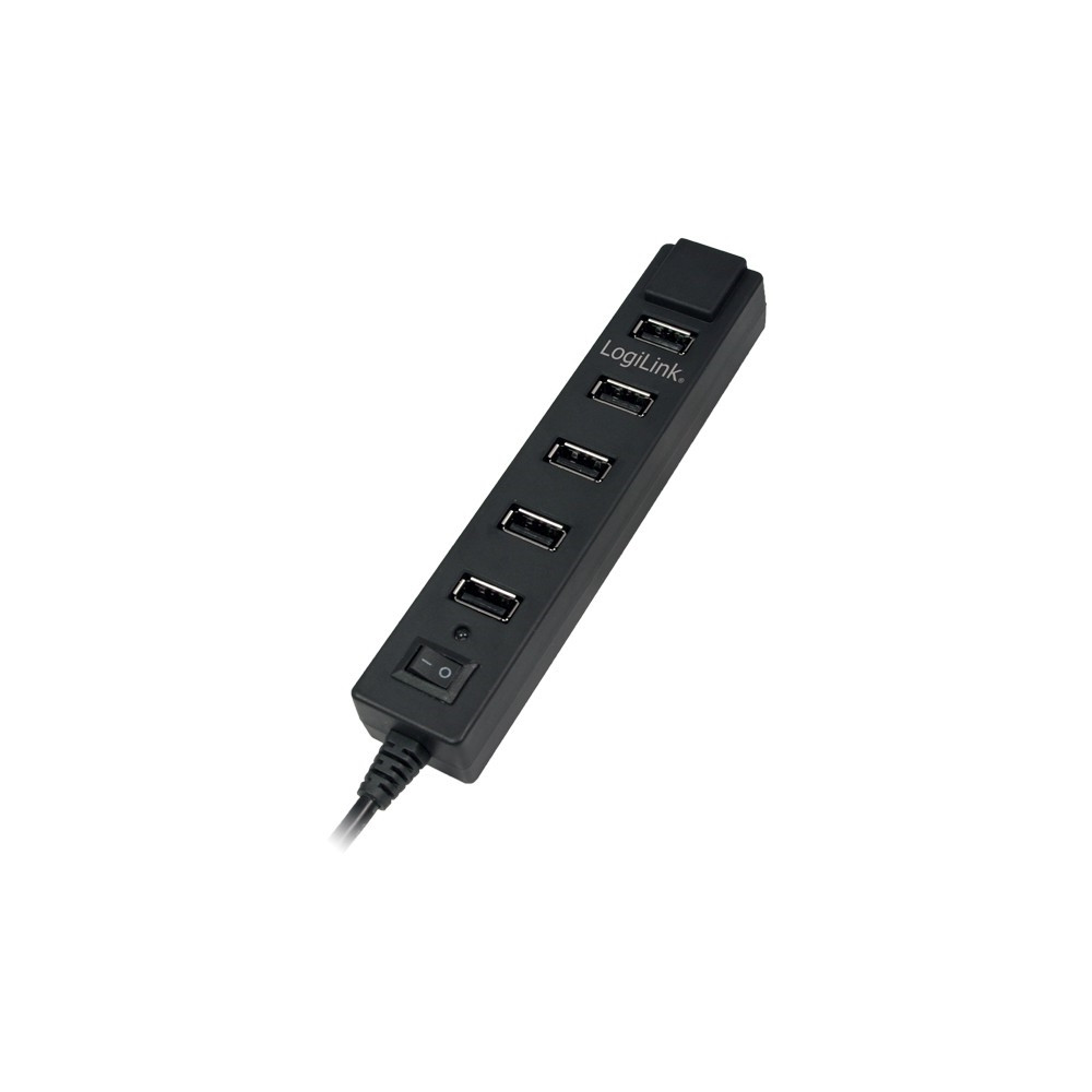 Produktbild för LogiLink USB 2.0 Hub 7-Port - hubb - 7 portar