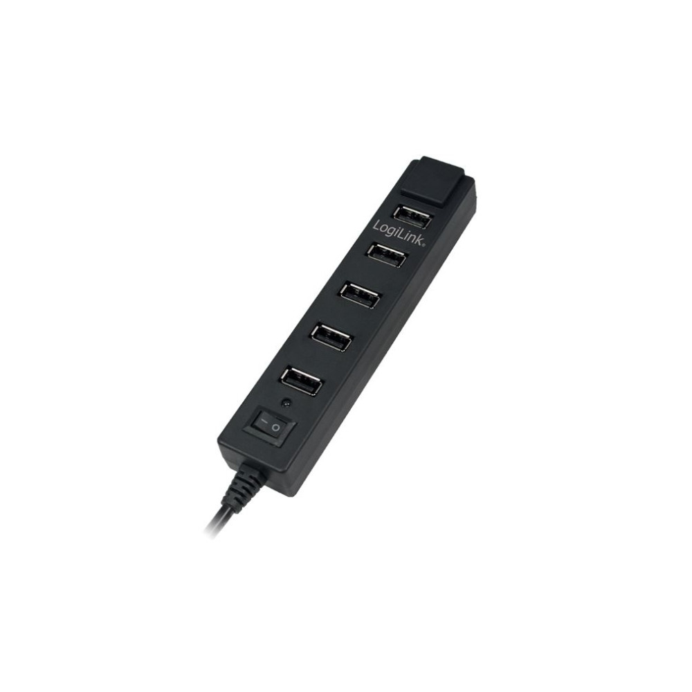 Produktbild för LogiLink USB 2.0 Hub 7-Port - hubb - 7 portar