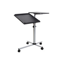 Produktbild för SBOX PFS-2, Multimediavagn, Svart, Silver, MDF, PVC, Stål, P...