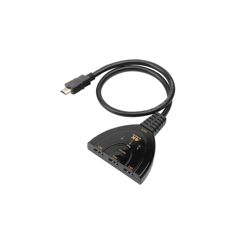 Produktbild för TECHly IDATA HDMI-3F30 - video-/ljudomkopplare - 3 portar