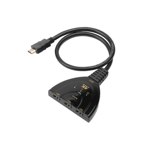 TECHLY TECHly IDATA HDMI-3F30 - video-/ljudomkopplare - 3 portar