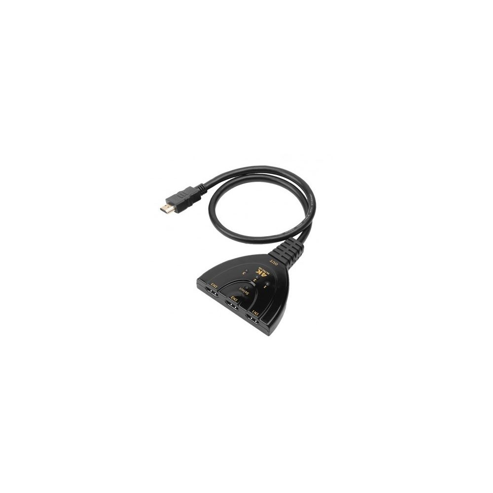 Produktbild för TECHly IDATA HDMI-3F30 - video-/ljudomkopplare - 3 portar