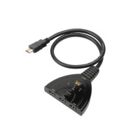 Produktbild för TECHly IDATA HDMI-3F30 - video-/ljudomkopplare - 3 portar