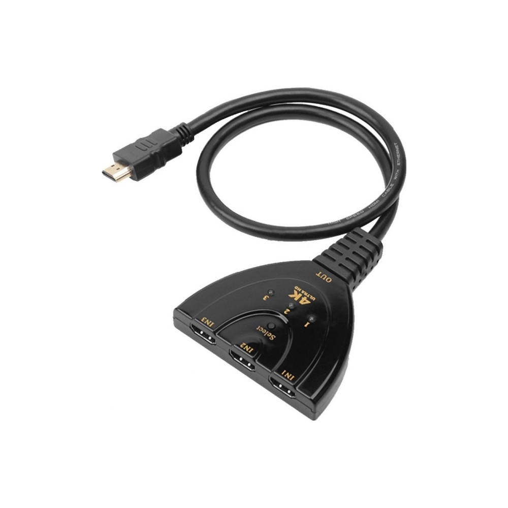 Produktbild för TECHly IDATA HDMI-3F30 - video-/ljudomkopplare - 3 portar