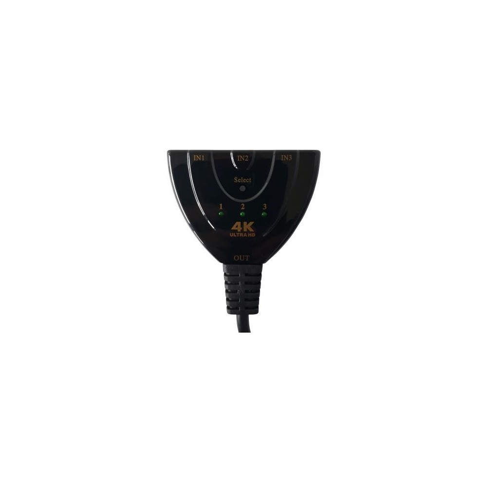 Produktbild för TECHly IDATA HDMI-3F30 - video-/ljudomkopplare - 3 portar