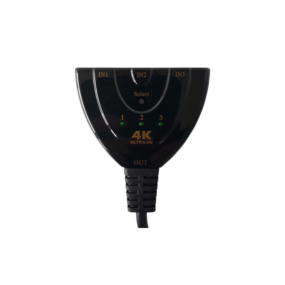Produktbild för TECHly IDATA HDMI-3F30 - video-/ljudomkopplare - 3 portar