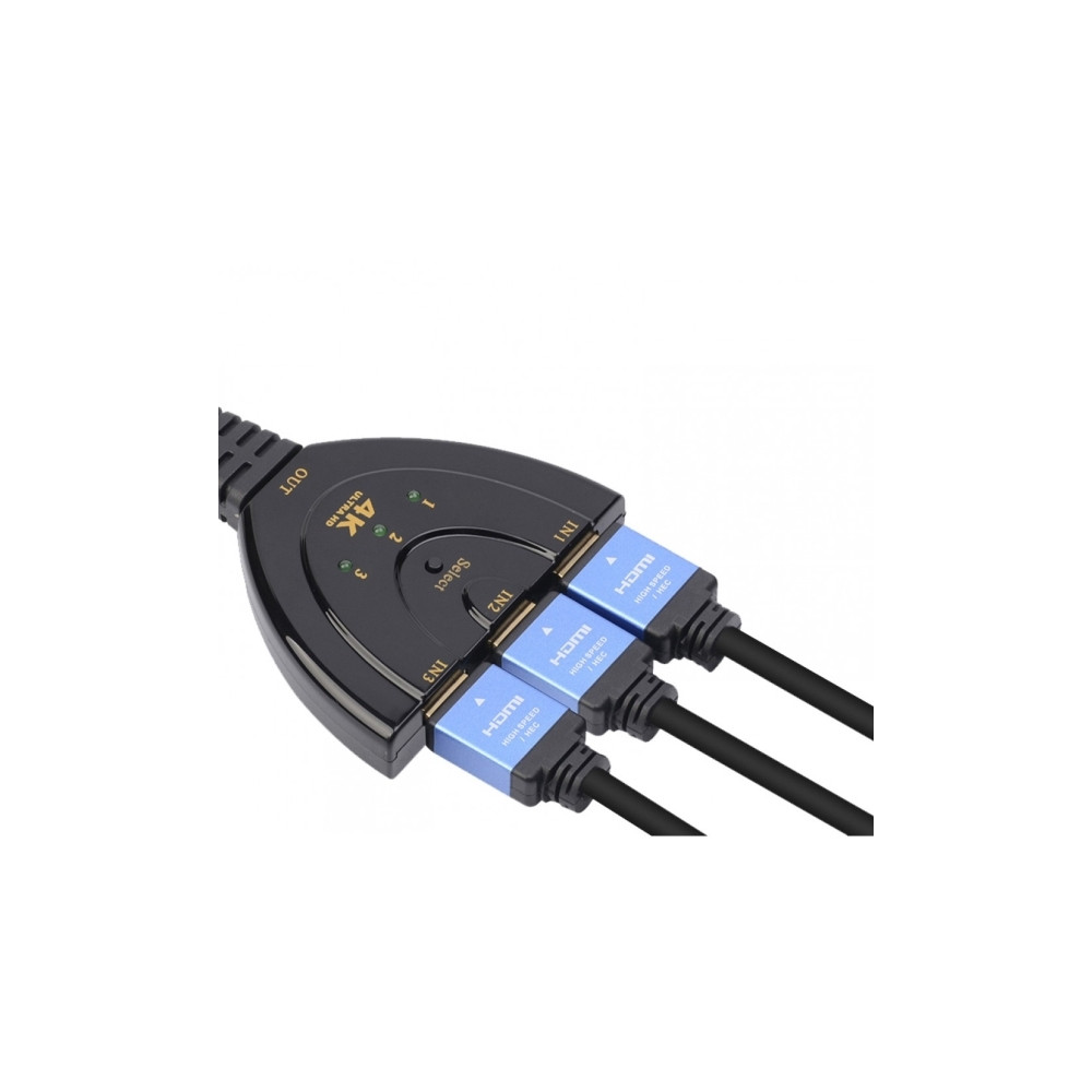 Produktbild för TECHly IDATA HDMI-3F30 - video-/ljudomkopplare - 3 portar