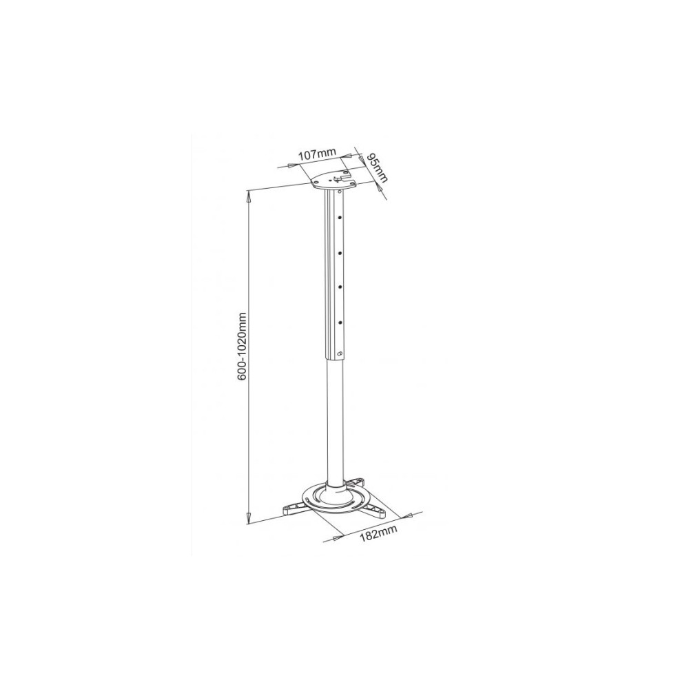 Produktbild för Sbox Technology Sbox Lubinis projektorfäste max336mm 15kg PM...