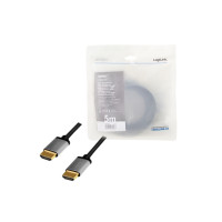 Produktbild för LogiLink HDMI-kabel med Ethernet - 5 m