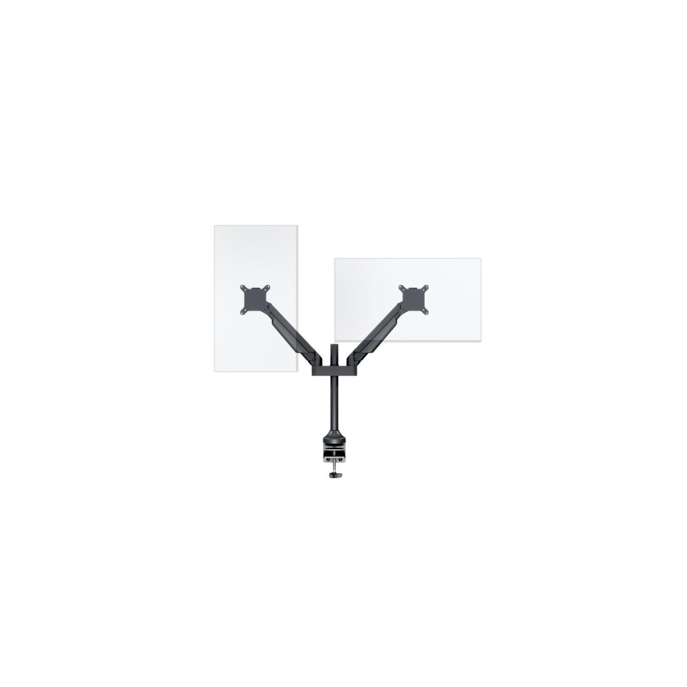 Produktbild för Multibrackets M VESA Gas Lift Arm Dual monteringssats - för 2 LCD-bildskärmar - svart
