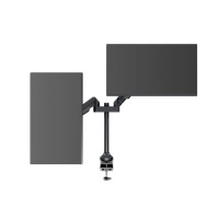 Produktbild för Multibrackets M VESA Gas Lift Arm Dual monteringssats - för 2 LCD-bildskärmar - svart