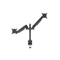 Produktbild för Multibrackets M VESA Gas Lift Arm Dual monteringssats - för 2 LCD-bildskärmar - svart