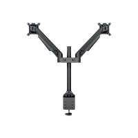 Produktbild för Multibrackets M VESA Gas Lift Arm Dual monteringssats - för 2 LCD-bildskärmar - svart