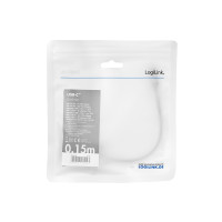 Produktbild för LogiLink - USB/VGA-adapter - USB-C till HD-15 (VGA) - 15 cm