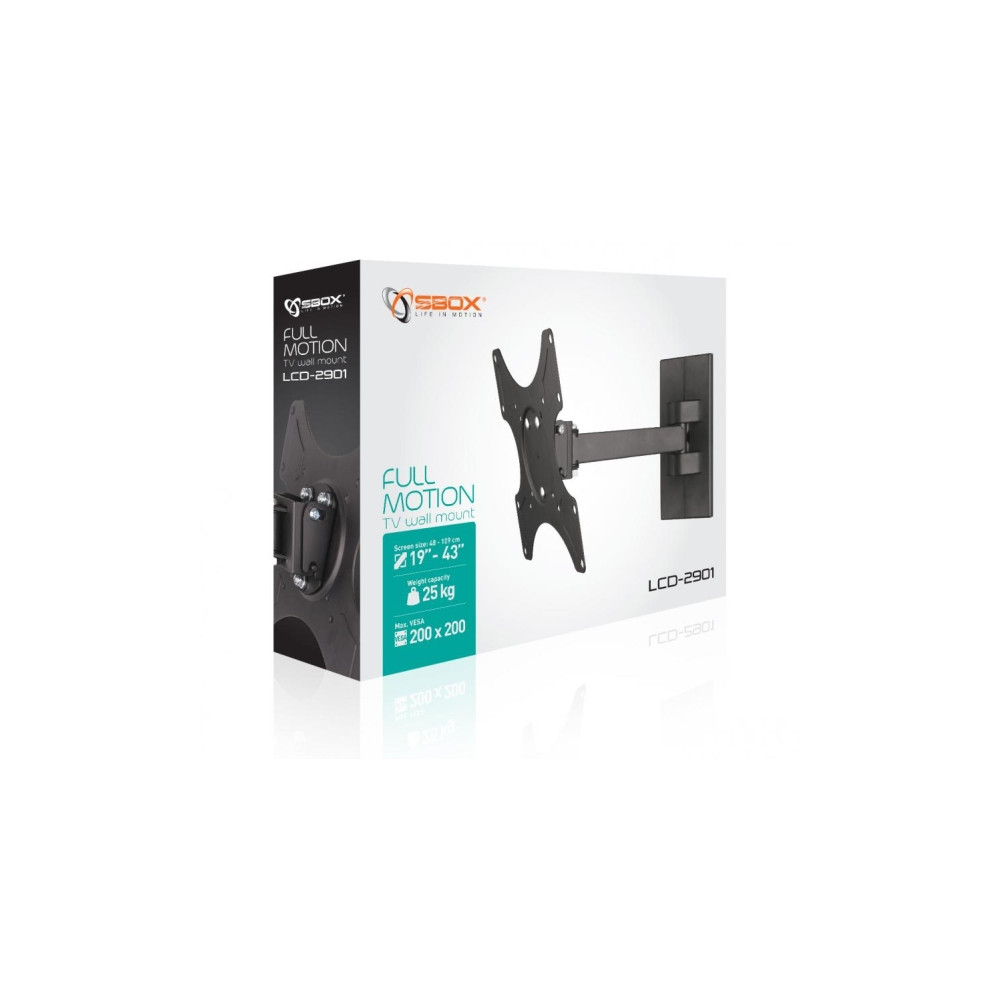 Produktbild för SBOX LCD-2901 monteringssats - för platt panel