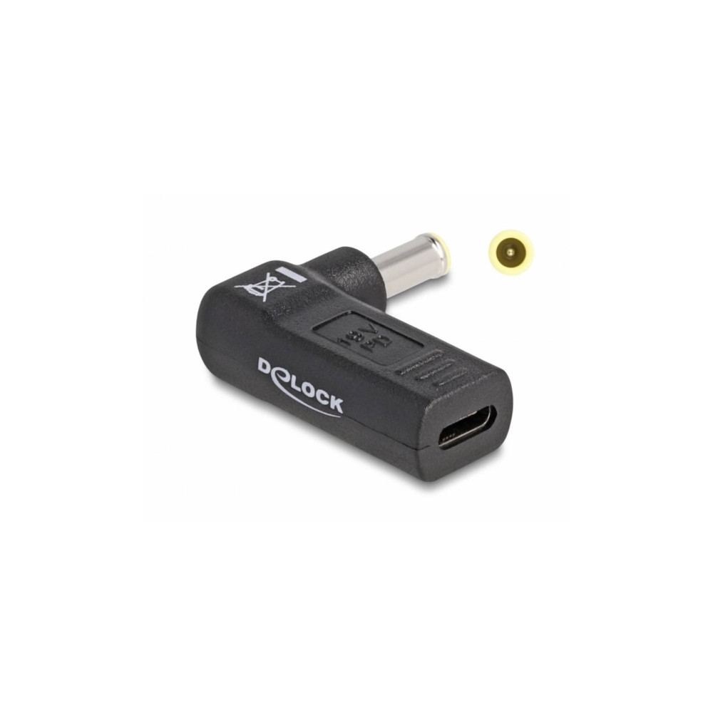 Produktbild för Delock - strömadapter - USB-C till DC-jack 5,5 x 3,0 mm