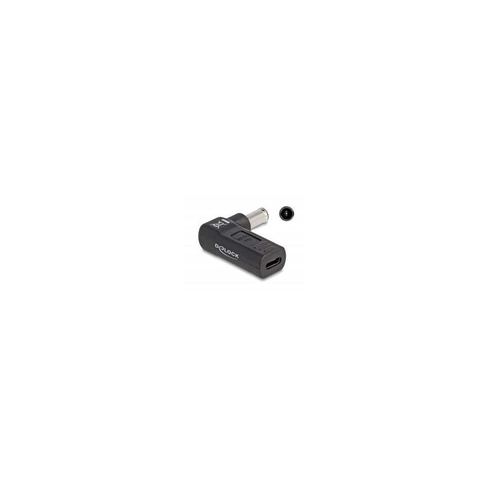 Produktbild för Delock - strömadapter - USB-C till DC-jack 6,0 x 4,3 mm