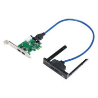 Produktbild för LogiLink PCI Express Interface Card 2x USB 3.0 + 2x USB Front LogiLink - USB-adapter - PCIe - 4 portar