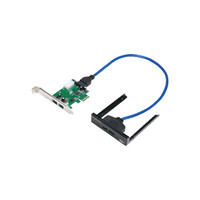 Produktbild för LogiLink PCI Express Interface Card 2x USB 3.0 + 2x USB Front LogiLink - USB-adapter - PCIe - 4 portar
