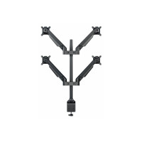 Produktbild för Multibrackets M VESA Gas Lift Arm Quad monteringssats - för 4 LCD-bildskärmar - svart