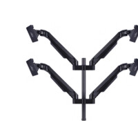 Produktbild för Multibrackets M VESA Gas Lift Arm Quad monteringssats - för 4 LCD-bildskärmar - svart