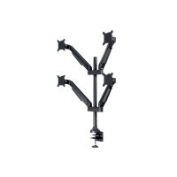 Produktbild för Multibrackets M VESA Gas Lift Arm Quad monteringssats - för 4 LCD-bildskärmar - svart