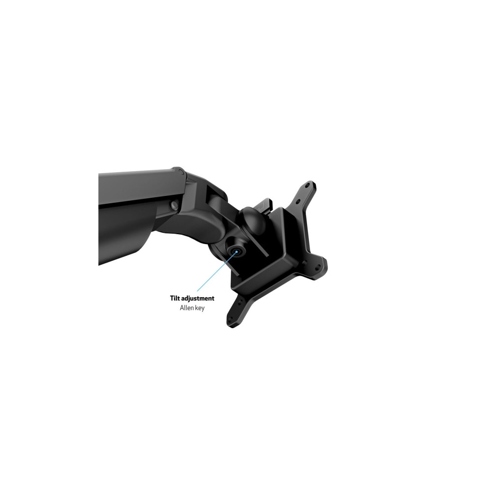Produktbild för Multibrackets M VESA Gas Lift Arm Quad monteringssats - för 4 LCD-bildskärmar - svart
