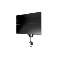 Produktbild för Multibrackets M VESA Gas Lift Arm Quad monteringssats - för 4 LCD-bildskärmar - svart