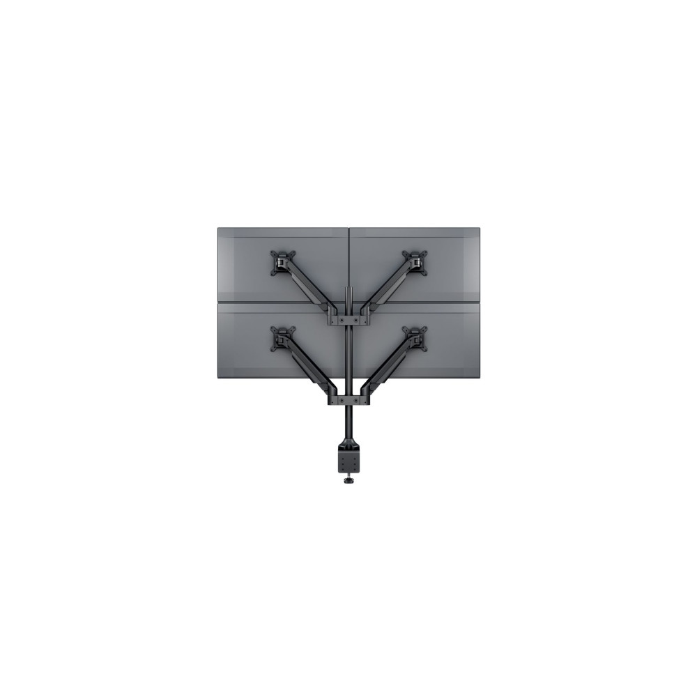 Produktbild för Multibrackets M VESA Gas Lift Arm Quad monteringssats - för 4 LCD-bildskärmar - svart
