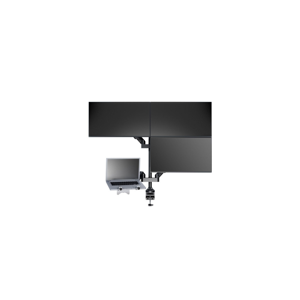 Produktbild för Multibrackets M VESA Gas Lift Arm Quad monteringssats - för 4 LCD-bildskärmar - svart