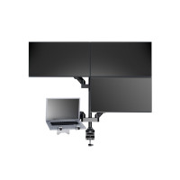 Produktbild för Multibrackets M VESA Gas Lift Arm Quad monteringssats - för 4 LCD-bildskärmar - svart